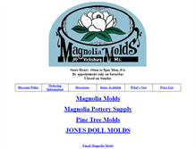 Tablet Screenshot of magnoliamolds.net